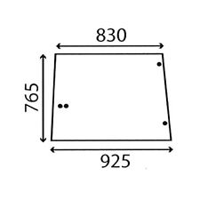 SIDE WINDOW GLASS FOR JOHN